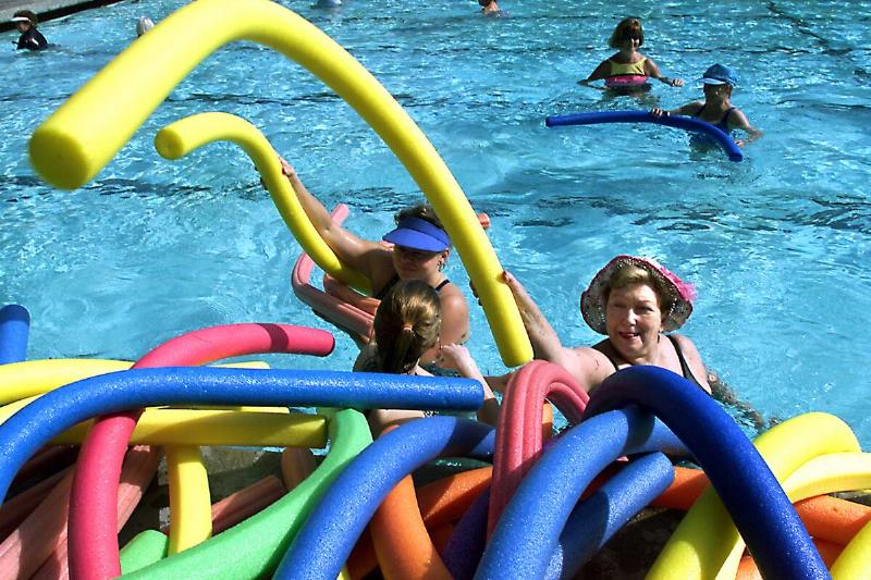 Mission ViejoBarbara Humphreys, far right, of Lake Forest, returns her 